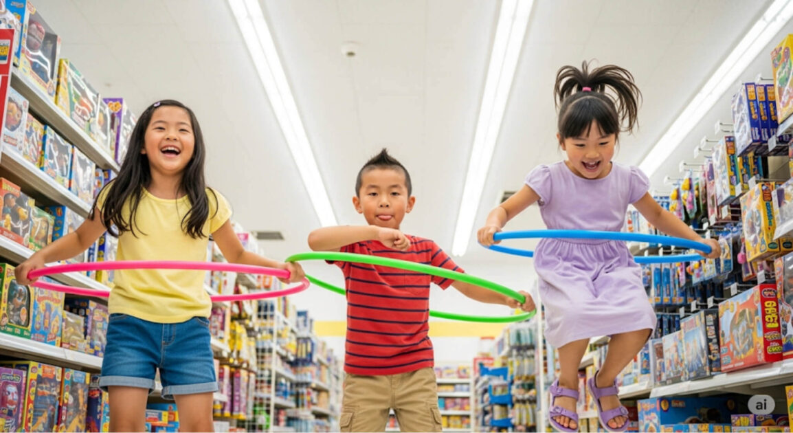 フラフープ子供用はどこで売ってる？