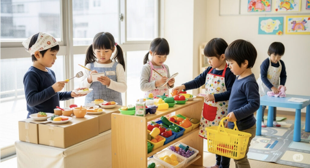 4歳以降のごっこ遊びの進化